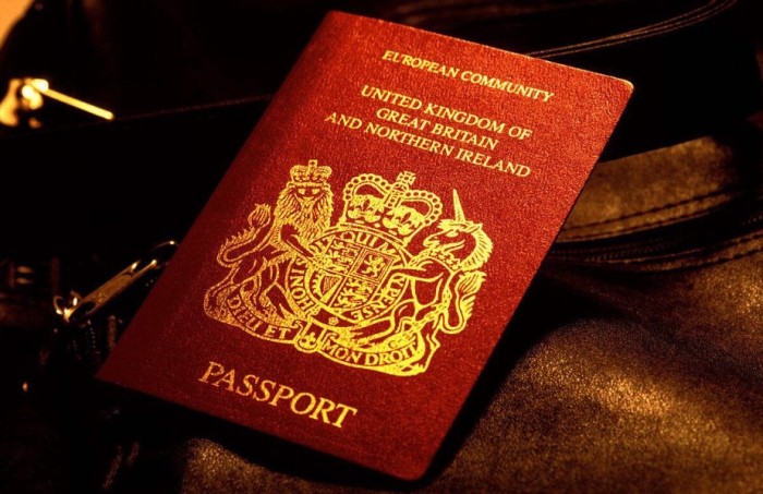 英國旅遊簽證材料
